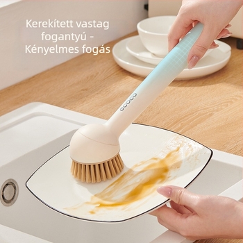 Konyhai edénykefe Háztartási mosogatókefe Multifunkcionális forgatható tisztítókefe Nem foltoló olaj és nem káros edénykefe Edénytárgy