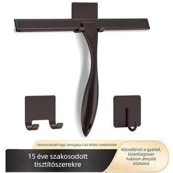 Háztartási rozsdamentes acél ablaktörlő üvegtisztító üvegkaparó fürdőszobai rozsdamentes acél ablaktörlő üvegkészülék forrásgyár