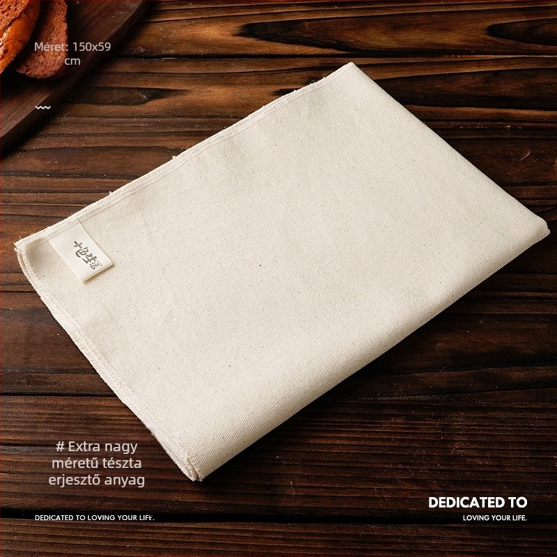 Qingye tészta erjesztő kendő alátét kenyér francia pálcika európai táska ébresztő hajvédő kendő pamut hidratáló vászon sütőforma eszköz