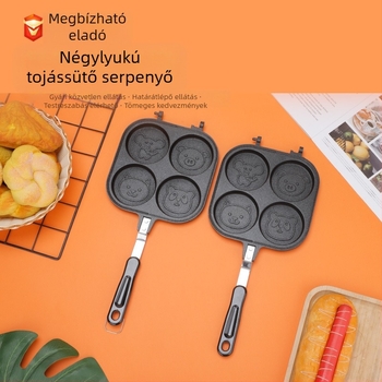 Új reggeliző süteménykészítő gép háztartási multifunkcionális tapadásmentes kétoldalas palacsintasütő hamburger sütő tükörtojás sütőtálca diák sütőlap