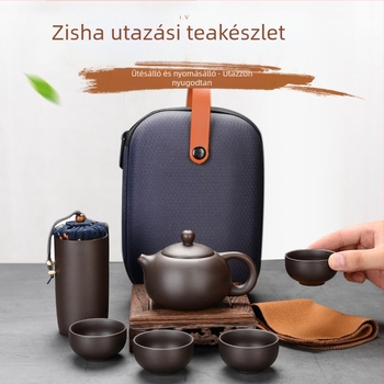 Kreatív lila homokos utazó teáskészlet, hordozható, gyors bögre, ingatlanügyletek ajándéka, egyedi logó