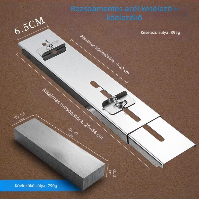 Dropshipping rozsdamentes acél fix fenőkő konzol háztartási állítható mosogató fix állvány új csúszásgátló élező állvány