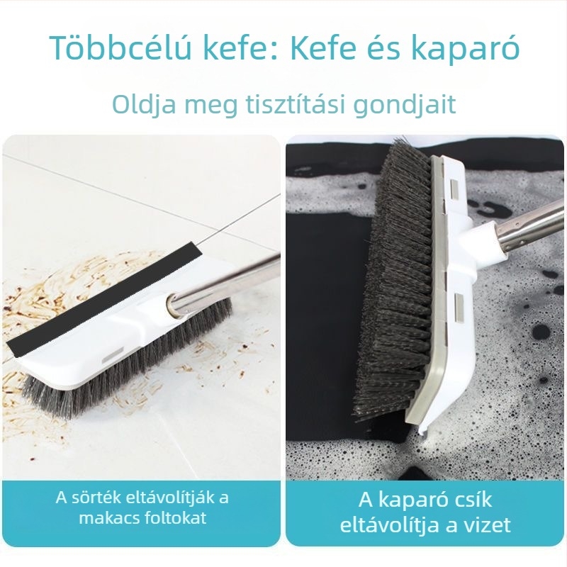 Padlókefe WC-padlókefe hosszú nyelű WC-fürdőszoba Háztartási kemény haj tisztítása Csempe hézagok Multifunkcionális