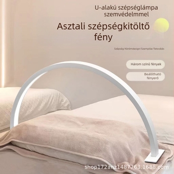 Asztali körömlámpa félhold alakú szépséglámpa szemvédelem szempilla lámpa tetoválás szempilla szépség smink köröm tetoválás szemöldök led lámpa