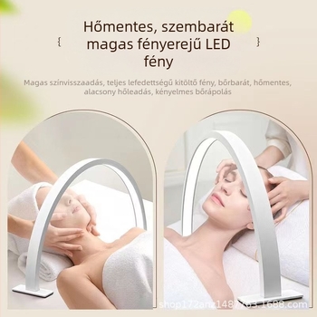 Asztali körömlámpa félhold alakú szépséglámpa szemvédelem szempilla lámpa tetoválás szempilla szépség smink köröm tetoválás szemöldök led lámpa