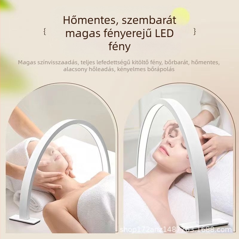 Asztali körömlámpa félhold alakú szépséglámpa szemvédelem szempilla lámpa tetoválás szempilla szépség smink köröm tetoválás szemöldök led lámpa