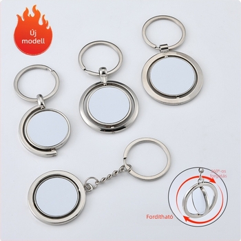 Fém palacknyitó kulcstartó hőtranszferes kulcstartó szublimációs kulcstartó hőtranszferes fogyóeszközök barkácsoláshoz üres