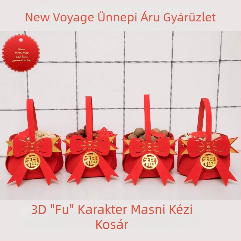 Boldog beköltözési dekoráció Új ház otthon elrendezése költöztető rituális kellékek hordozható kosár új ház nappali kreatív díszek