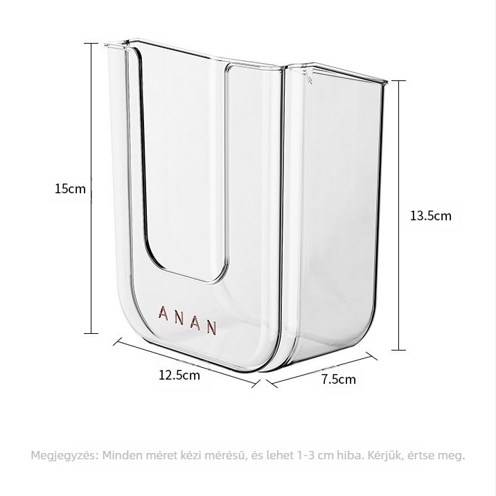 Tapadókorongos törlőkendőtároló doboz Zsebkendőtartó doboz Falra szerelhető arcmosó doboz Konyhai WC Akasztós WC-papírtartó