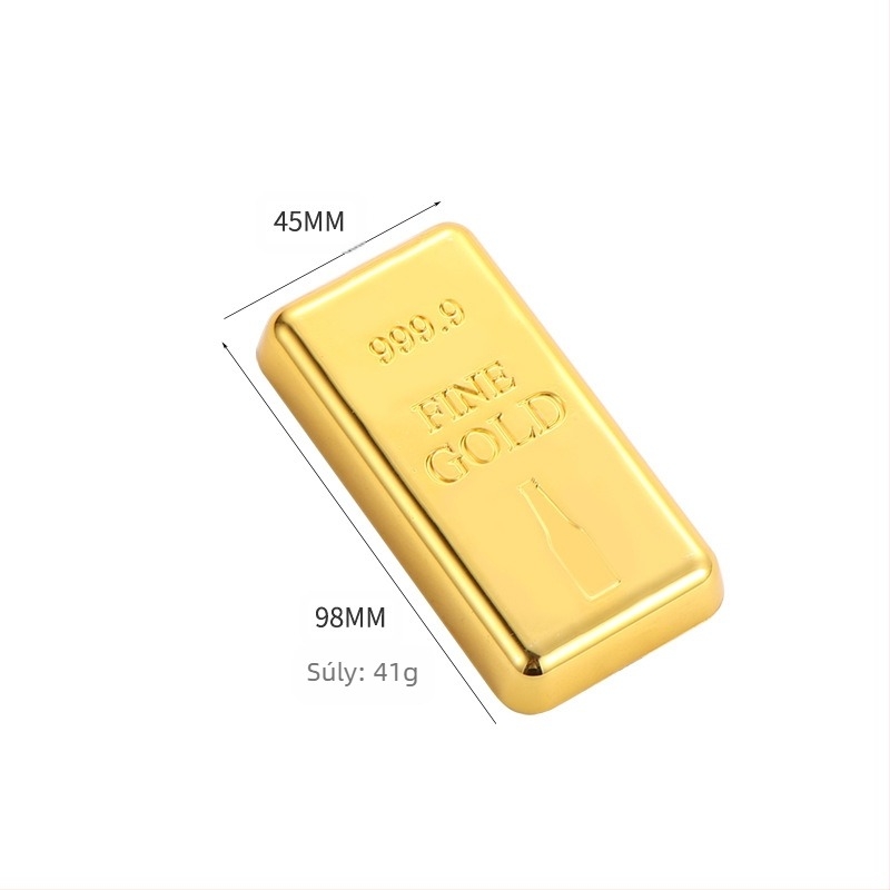 Új kreatív sörnyitó szimuláció arany konzervnyitó rozsdamentes acél sörös üvegnyitó bornyitó nagykereskedelem