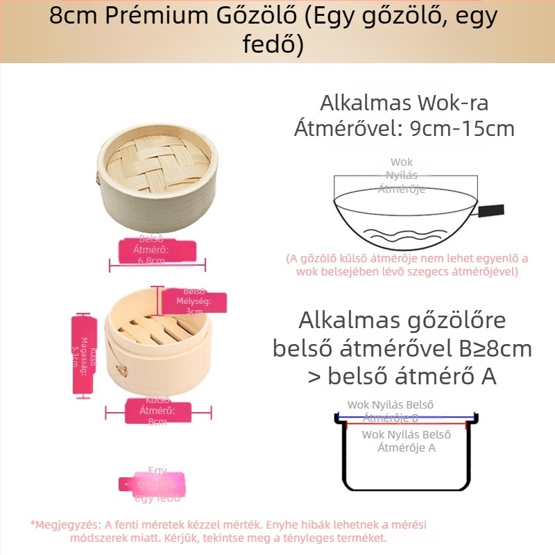 Kis gőzölő bambusz gőzölő kis gőzölő párolt gombóc gőzölő bambusz gőzölő mini gőzölő bambusz kereskedelmi gőzölő