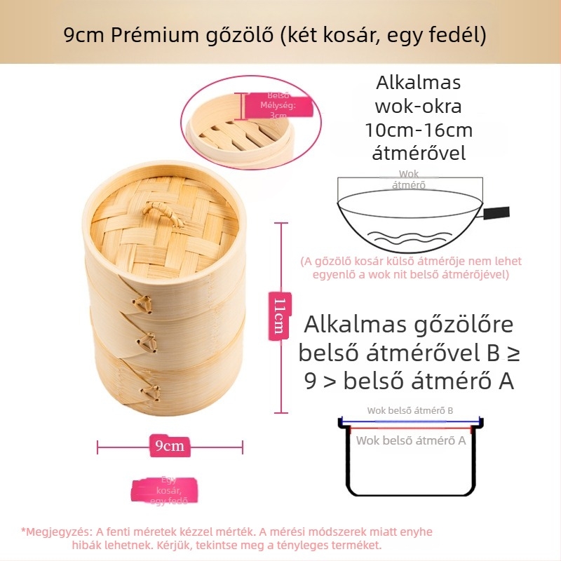 Kis gőzölő bambusz gőzölő kis gőzölő párolt gombóc gőzölő bambusz gőzölő mini gőzölő bambusz kereskedelmi gőzölő