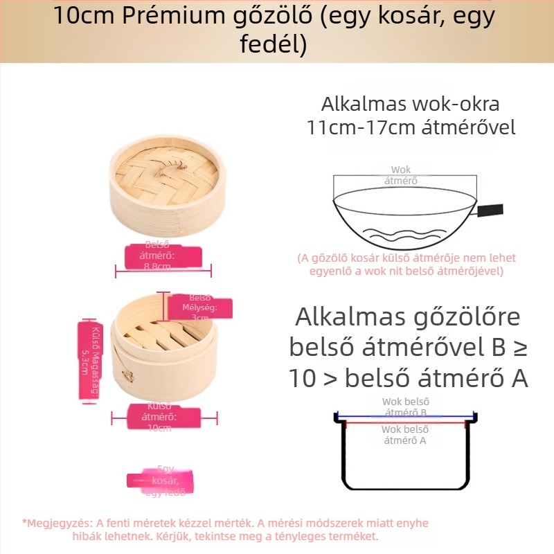 Kis gőzölő bambusz gőzölő kis gőzölő párolt gombóc gőzölő bambusz gőzölő mini gőzölő bambusz kereskedelmi gőzölő