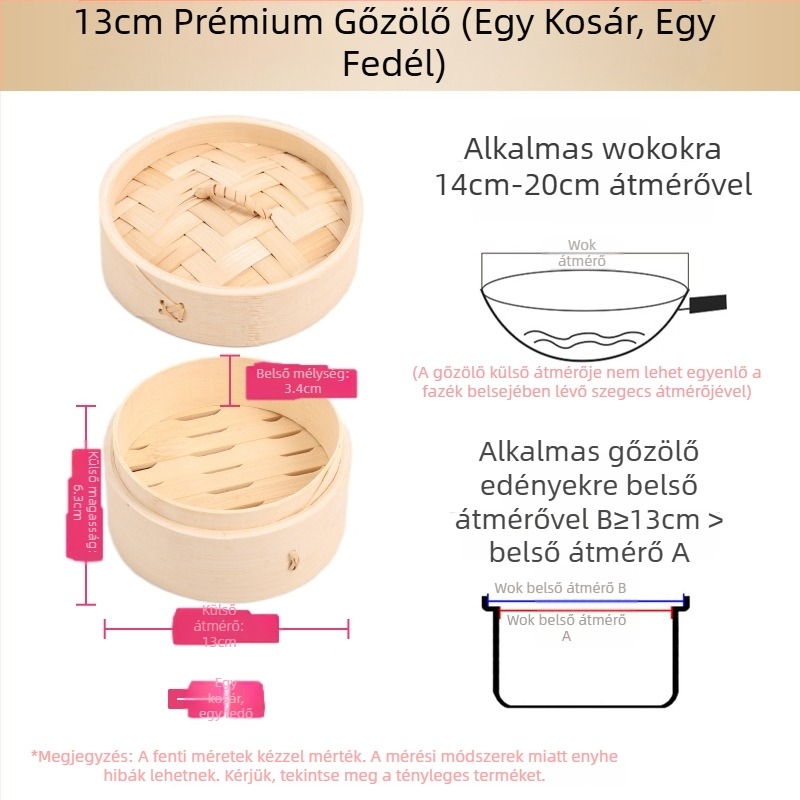 Kis gőzölő bambusz gőzölő kis gőzölő párolt gombóc gőzölő bambusz gőzölő mini gőzölő bambusz kereskedelmi gőzölő