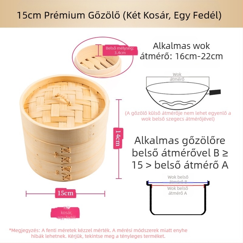 Kis gőzölő bambusz gőzölő kis gőzölő párolt gombóc gőzölő bambusz gőzölő mini gőzölő bambusz kereskedelmi gőzölő