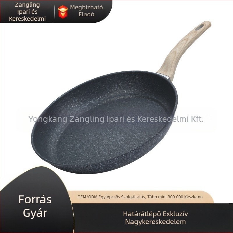 Vulkanikus maifan kő serpenyő tapadásmentes serpenyő háztartási steak serpenyő palacsinta serpenyő tojás serpenyő palacsinta serpenyő indukciós tűzhely