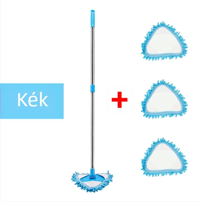 Egy generációnyi zsenília mini háromszög alakú, kis felmosórongy, visszahúzható illesztés remeg a fallal és a mennyezettel