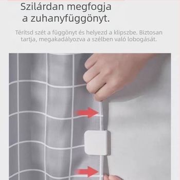 Határokon átnyúló robbanásveszélyes zuhanyfüggöny csiptető függönycsipesz multifunkcionális varratmentes rögzítő klipsz zuhanyfali csat nem perforált függönycsipesz akasztó