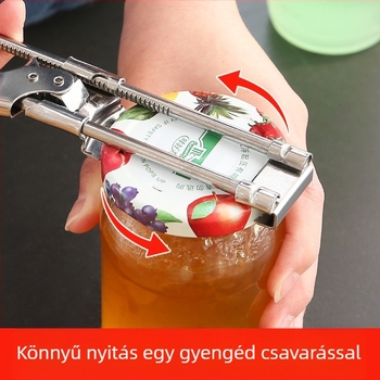 Sárga őszibarack konzervnyitó multifunkcionális konzervnyitó háztartási palacknyitó csavaros kupaknyitó