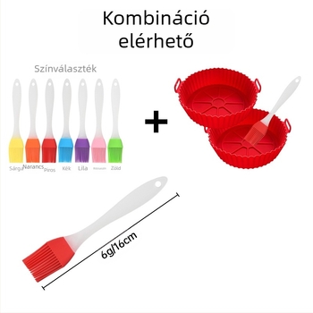 Szilikon edény forrólevegős fritőzhöz Szilikon edény forrólevegős fritőzhöz Szilikon alátét serpenyőbe