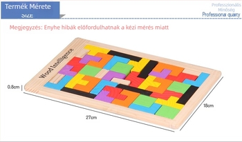 Senteng Kidsren oktatási legkelendőbb Tetris intellektuális építőelemei kirakós játékok - fenyőfa