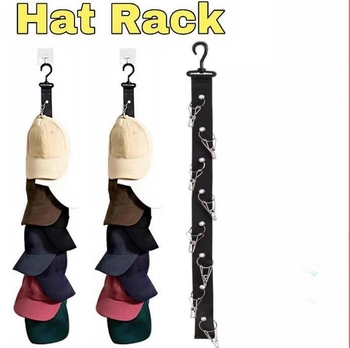 Határokon átnyúló hátsó baseballsapka tárolókapocs bejárati ruhásszekrény kapocs sapka tároló akasztós állvány lógó kalap tároló műtárgy