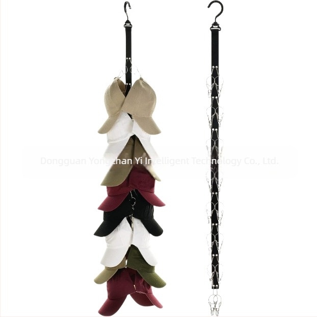 Határokon átnyúló hátsó baseballsapka tárolókapocs bejárati ruhásszekrény kapocs sapka tároló akasztós állvány lógó kalap tároló műtárgy