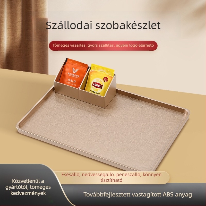 Hotel tálca teafilter doboz kávétároló doboz elektromos vízforraló tálca illő tea tálca LOGO gyár raktáron
