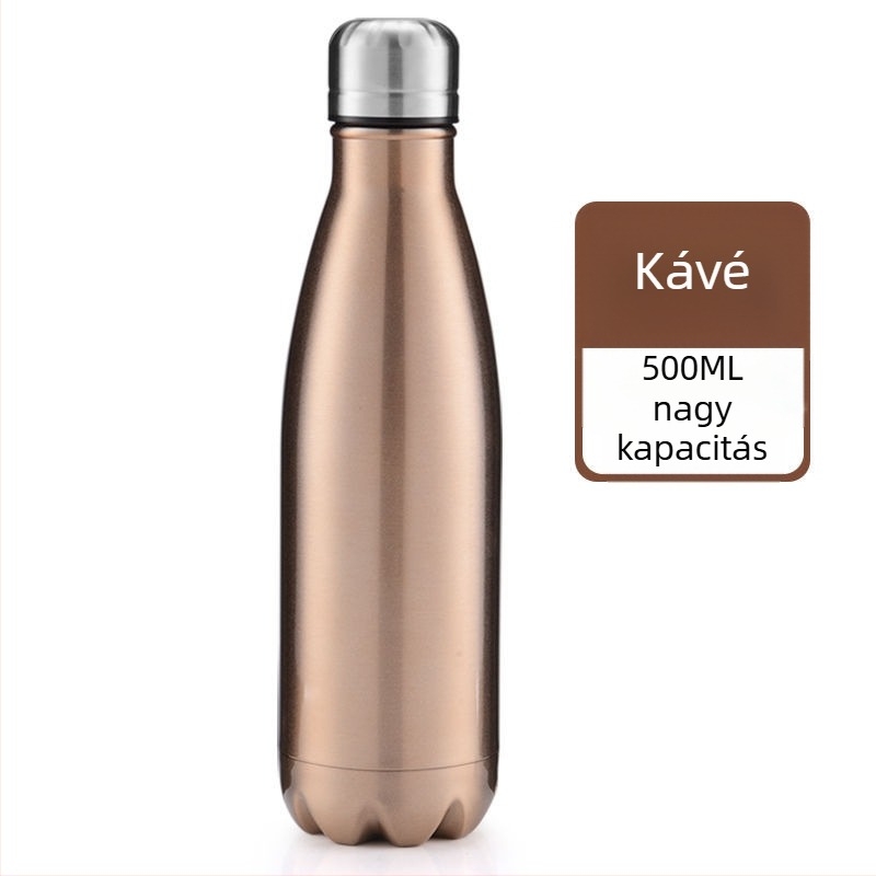 304 rozsdamentes acél kólás palack termosz nagy kapacitású sport vízforraló autós pohár reklám ajándék vízpohár nagykereskedelem