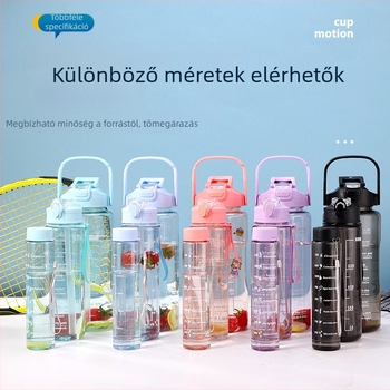 Határokon átnyúló sport vízipohár, nyári nagy kapacitású pohár, háromrészes készlet, vízforraló szívószálas pohár, űrpohár, műanyag pohár nagykereskedelem