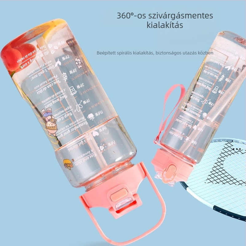 Határokon átnyúló sport vízipohár, nyári nagy kapacitású pohár, háromrészes készlet, vízforraló szívószálas pohár, űrpohár, műanyag pohár nagykereskedelem