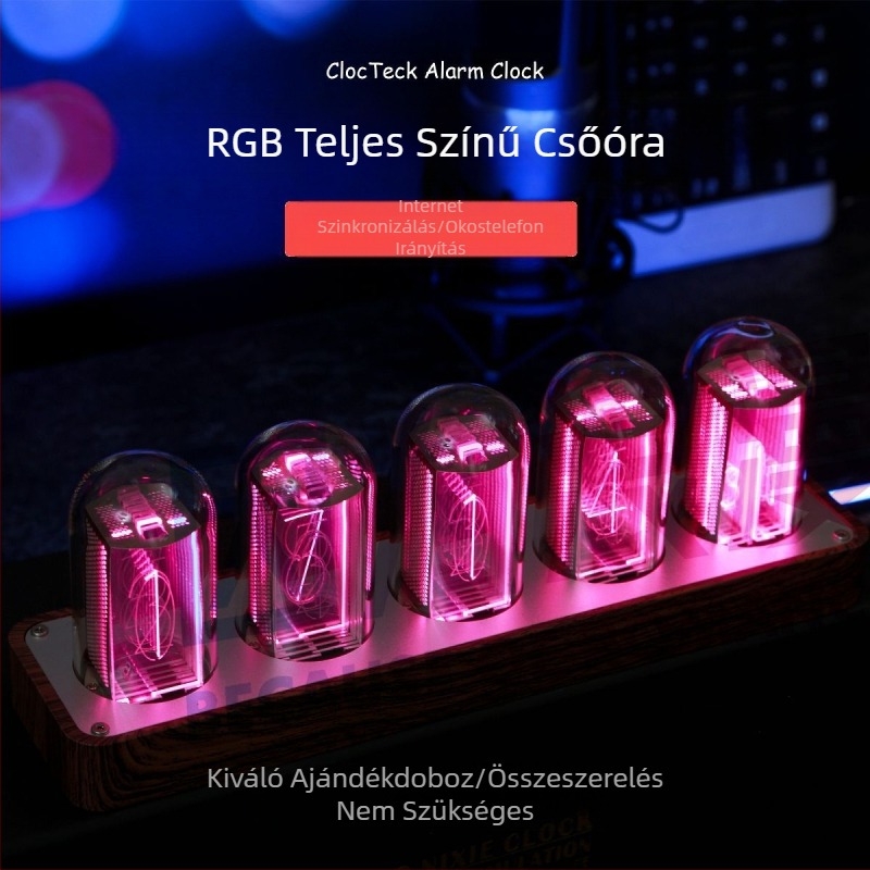 Világító csőóra Az Amazon forró asztali óraja javasolt Világító csőóra összeszerelés nélkül Kreatív ébresztőóra időzítő