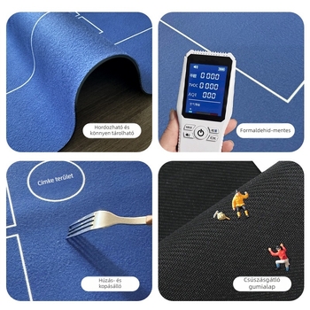 Speciális technológiájú bársony mahjong terítő tojásversenyhez, terítő, póker csúszásgátló szőnyeg, négyzet alakú hangszigetelő és zajcsökkentő asztalszőnyeg