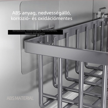 Szivacs lefolyótartó konyhai mosogató mosogató csaptelep szárító rongy drót golyós mosogató fedél tároló állvány műtárgy