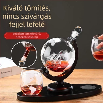 Magas boroszilikát üveg kézműves földdekanter öltöny üvegpalack földdekanter kézműves díszek