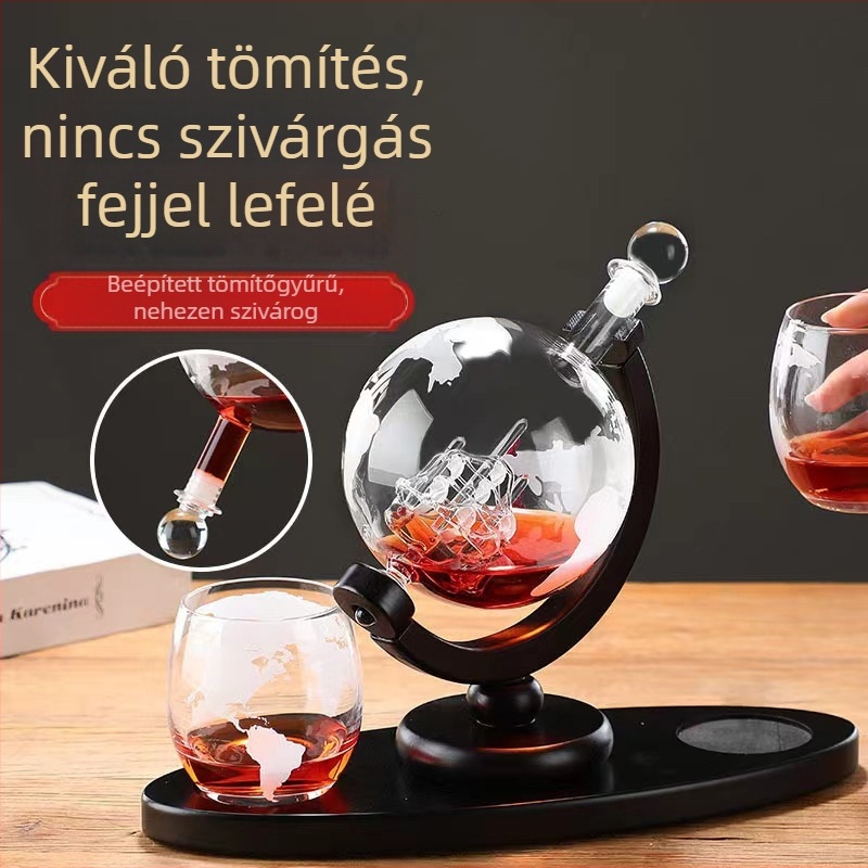 Magas boroszilikát üveg kézműves földdekanter öltöny üvegpalack földdekanter kézműves díszek