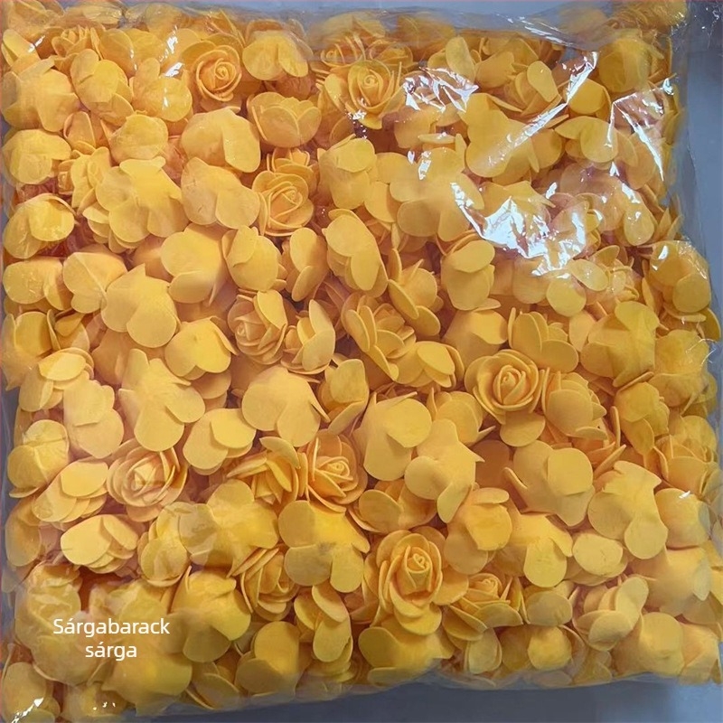 Rózsa virágfej szimuláció 3.5 művirágfej PE hab virágfej Rózsa virág szimuláció Rózsa medve örök virág