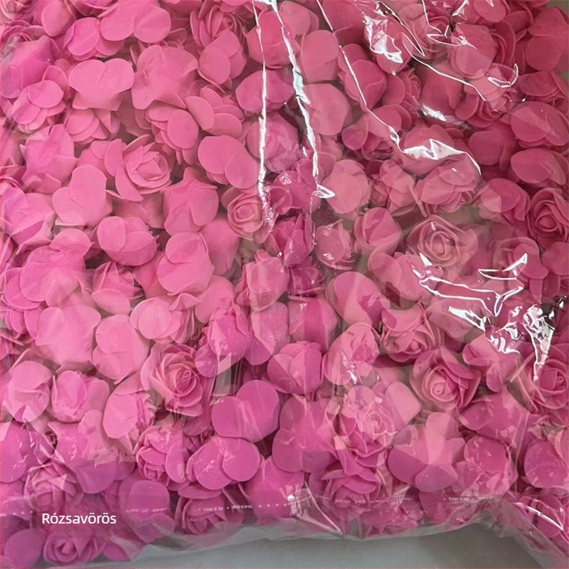 Rózsa virágfej szimuláció 3.5 művirágfej PE hab virágfej Rózsa virág szimuláció Rózsa medve örök virág