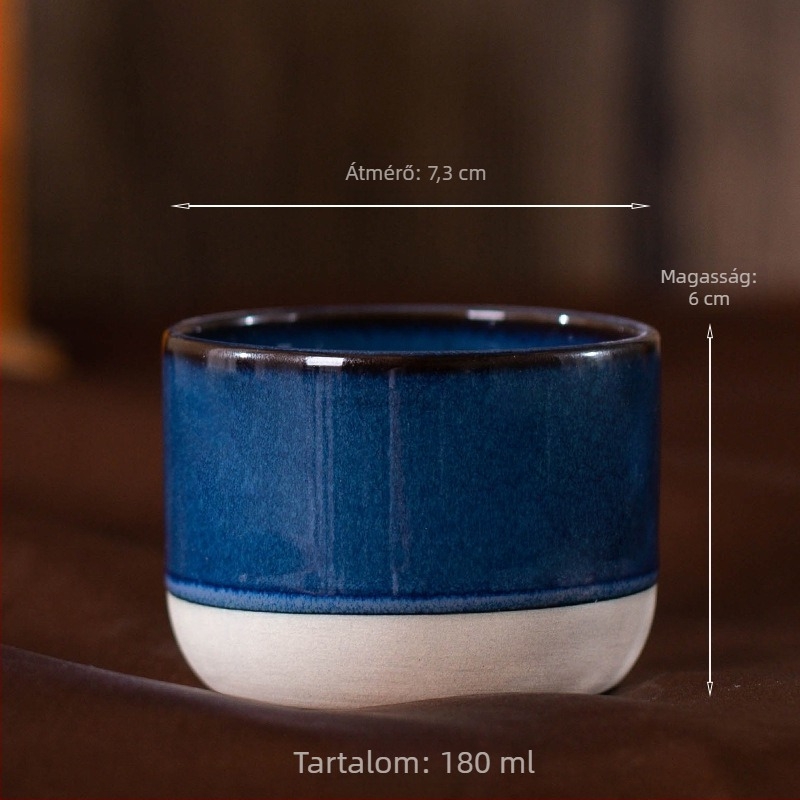 Közel-keleti kőagyag eszpresszó csésze színes kerámia kung fu csésze mester teáscsésze FCM-érzékeléssel elküldhető a nevében