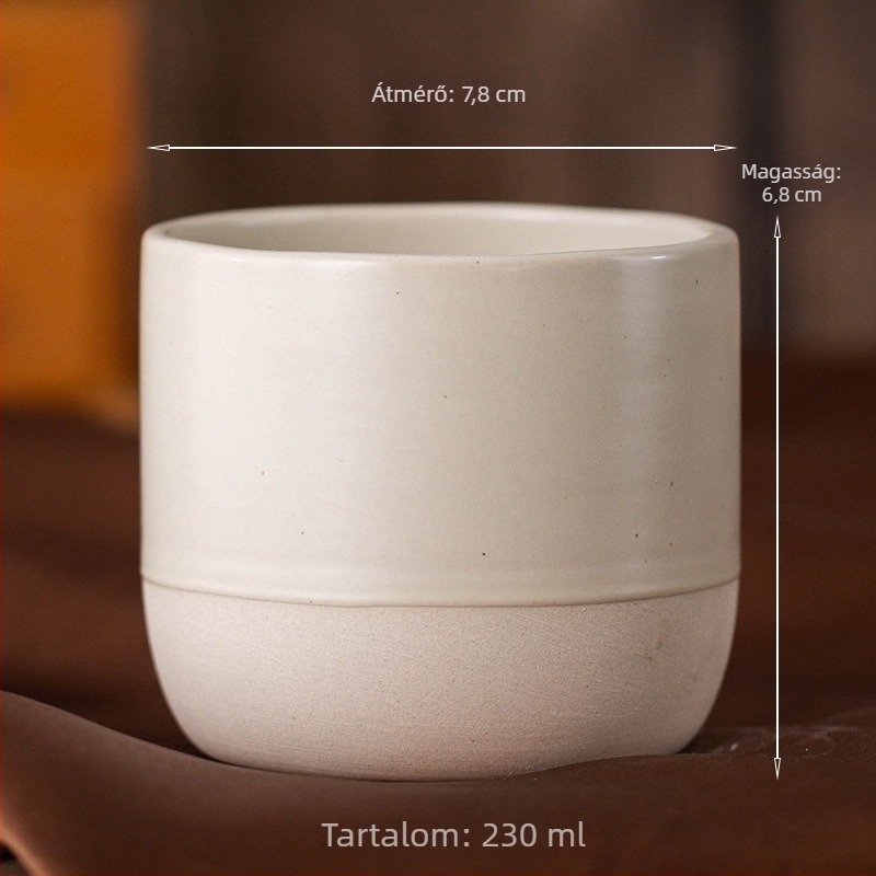 Közel-keleti kőagyag eszpresszó csésze színes kerámia kung fu csésze mester teáscsésze FCM-érzékeléssel elküldhető a nevében