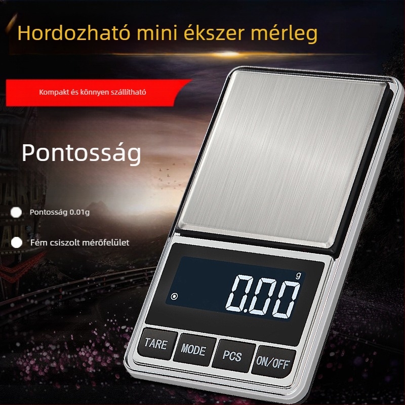 Mini grammos mérleg kínai gyógynövényes élelmiszermérleg precíziós konyhai mérleg sütéshez 0,1 grammos mérleg elektronikus mérleg 0,01 g ékszermérleg
