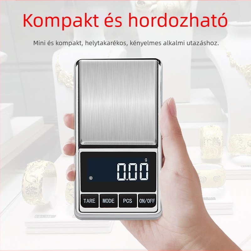 Mini grammos mérleg kínai gyógynövényes élelmiszermérleg precíziós konyhai mérleg sütéshez 0,1 grammos mérleg elektronikus mérleg 0,01 g ékszermérleg