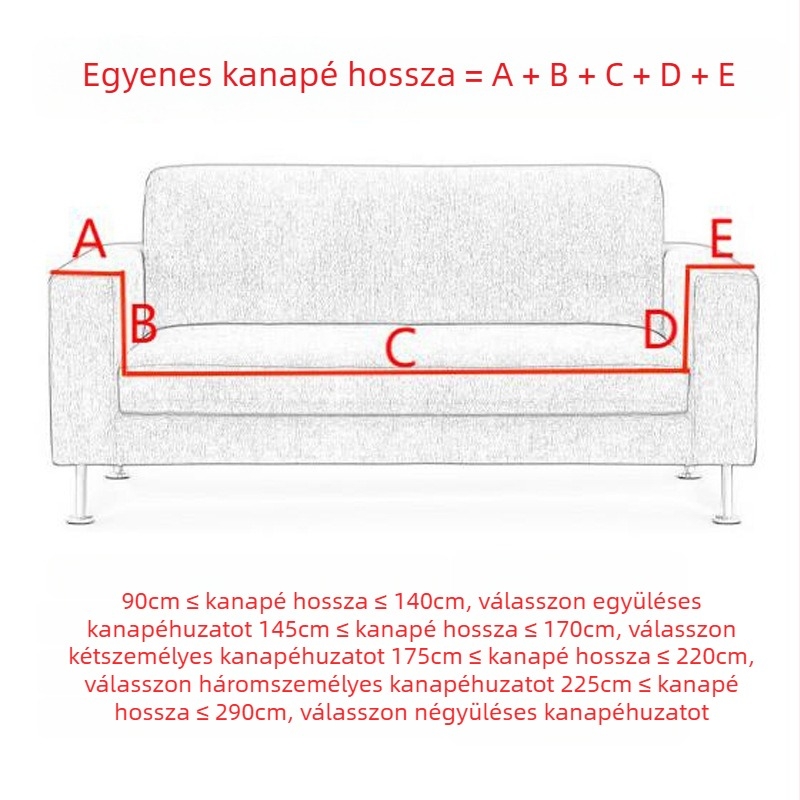 Rugalmas buborékos kanapévédő, egyszínű, szoknyás szegéllyel, moduláris kanapéhoz