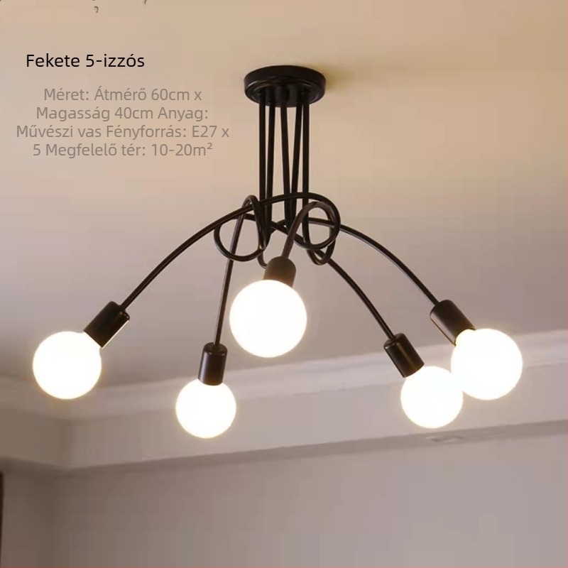 Modern Skandináv Egyszerű Kreatív Meleg Internet Híresség Népszerű Hálószoba Bár Folyosó Nappali Étkező Új Mennyezeti Lámpa