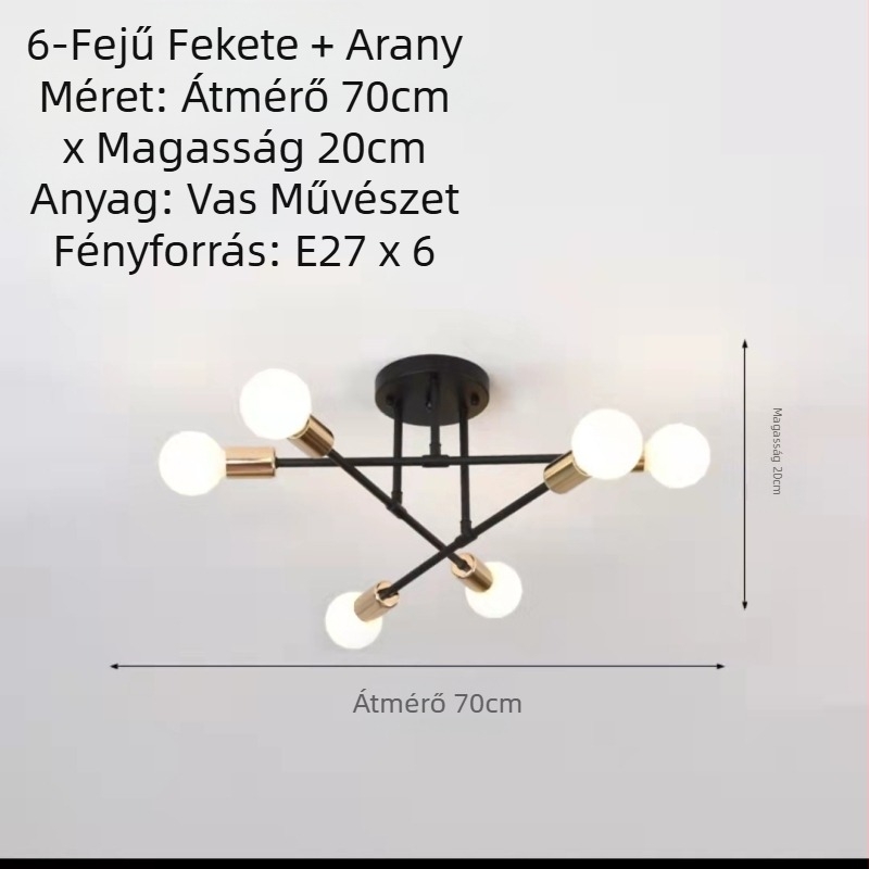 Modern Skandináv Egyszerű Kreatív Meleg Internet Híresség Népszerű Hálószoba Bár Folyosó Nappali Étkező Új Mennyezeti Lámpa