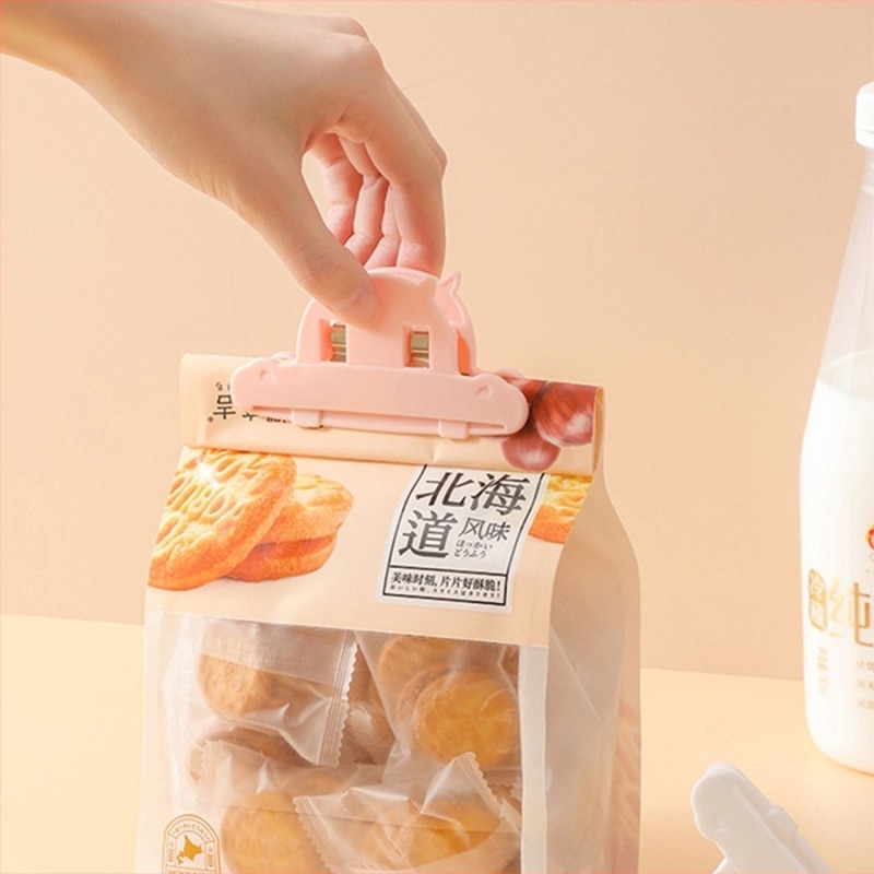 Snack záró klip nagykereskedelmi táska konyhai étel tea tejpor műanyag hordozható tartósítás nedvességálló élelmiszer záró klip