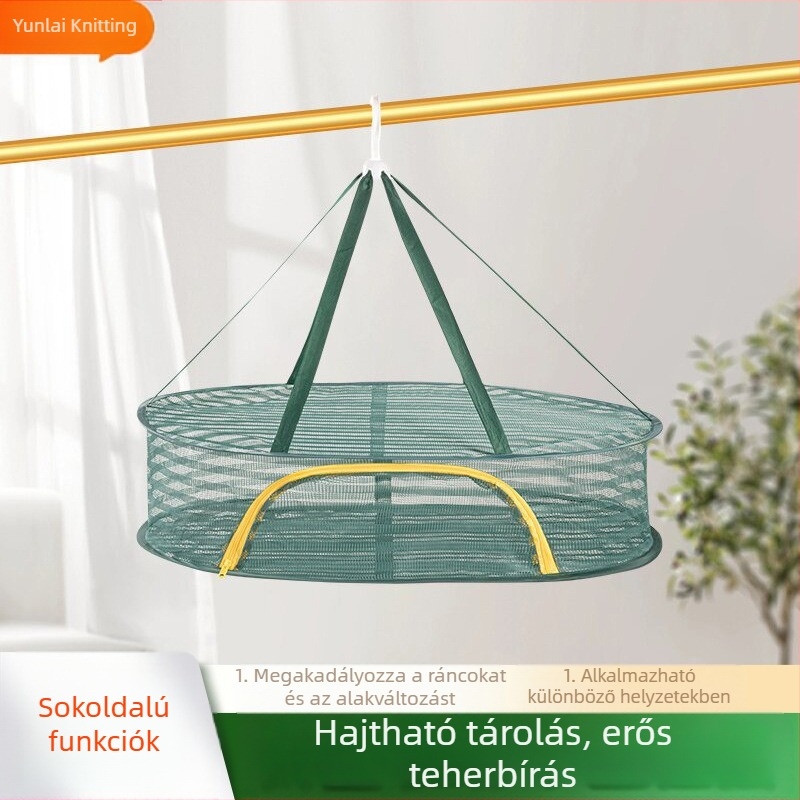 Gyárilag szállított új szárítóháló, szárított hal és bors, tartósított hús, szúnyogbiztos pulóver, alsónemű, teljesen zárt, minden oldalról őrült fogás