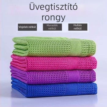 Zökkenőmentes törölköző üvegtükör fürdőszobai nedvszívó, szöszmentes konyhai házimunka rongy vízjelmentes varázslatos lusta kendő