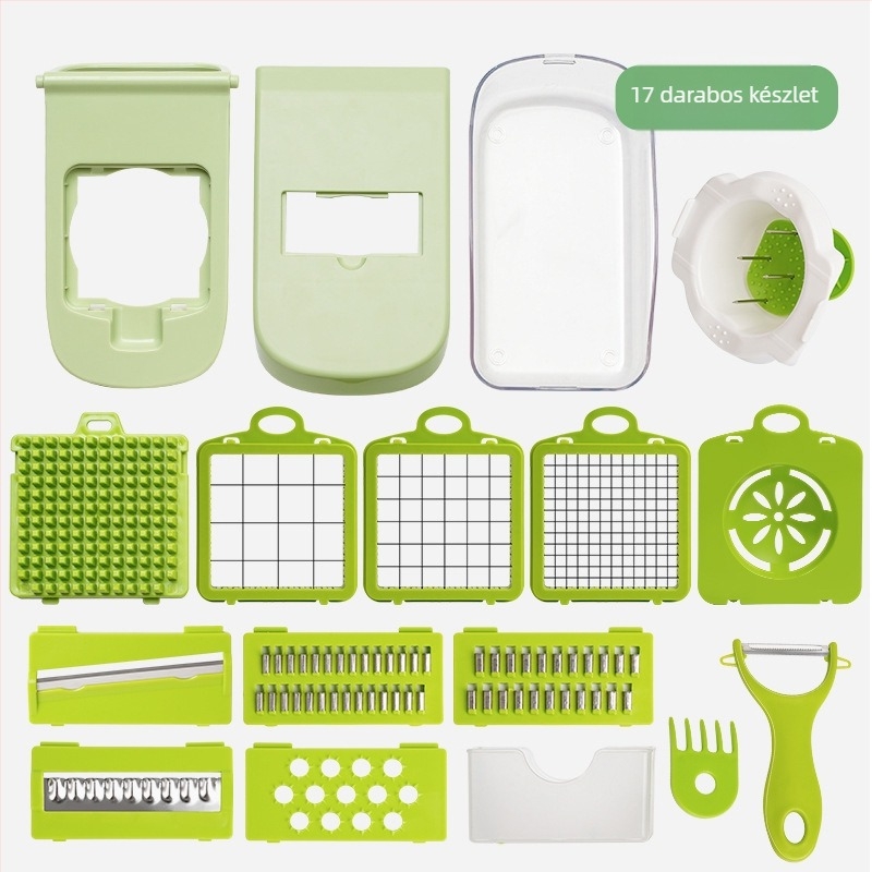 Határokon átnyúló speciális zöldségvágó műtárgy multifunkcionális reszelő burgonyaszeletelő aprító hagyma kockázó gép zöldségvágó