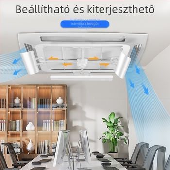 Központi integrált klímaberendezés Szélvédő Teleszkópos állítás Szélirány Mennyezeti központi klímaberendezés Felülről függesztett szélterelő Határon átívelő